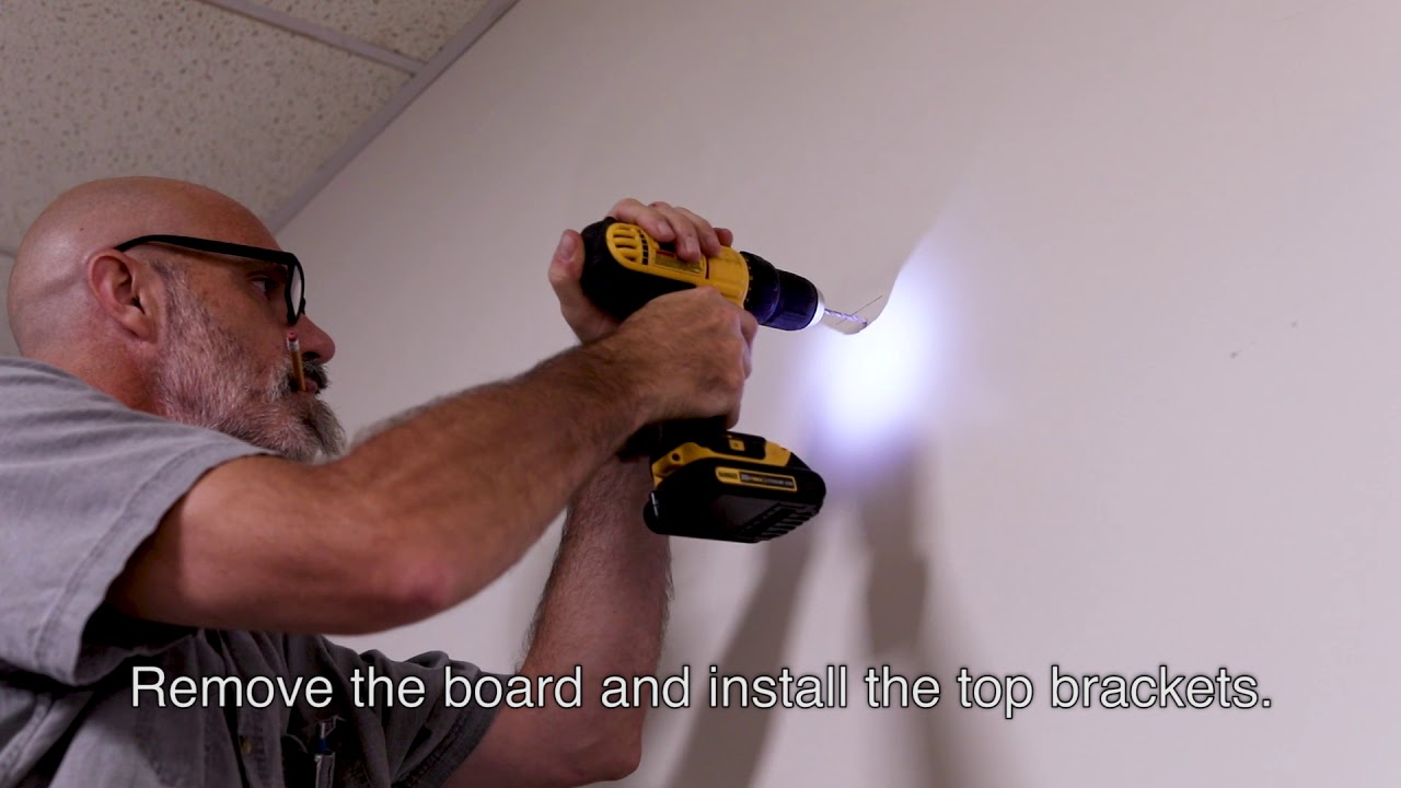 Wall Mounted Whiteboards Hanging YouTube