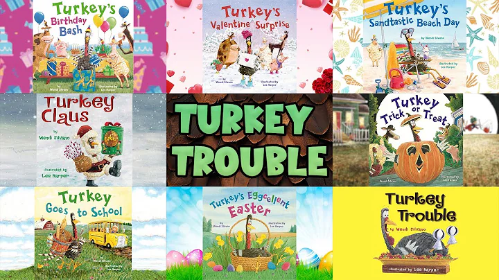 Turkey Trouble Series - 45min of Moving Picture Read Out Louds |  Easter, Back to School, and More!