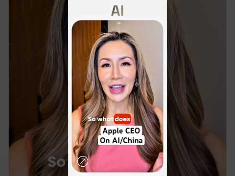 Apple CEO Tim Cook on open source vs. closed source & U.S.-China AI battle🤖#apple #ai #technology