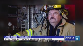 Hundreds gather to honor life of former East Texas firefighter Jared Maddox who was killed in firewo
