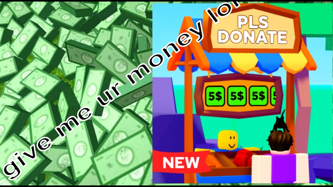 Come and donate to me in pls donate ROBLOX - YouTube
