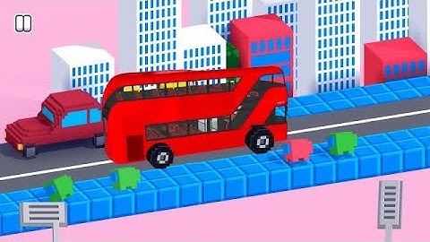 Fancade London Double-decker Bus Mad Drive in City Levels Gameplay Android,iOS