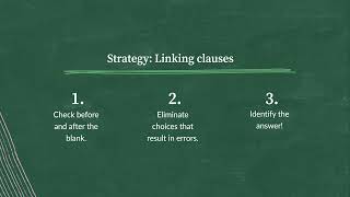 Linking clauses — Worked example