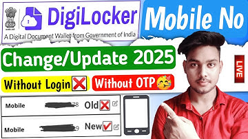 How to change digilocker mobile number | Digilocker me mobile number kaise change kare | iTek Hacker
