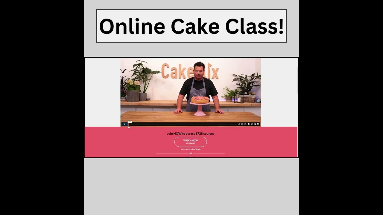 Online Cake Classes