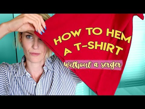 How to hem jersey knits on a regular sewing machine