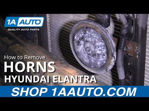 How to Remove Horn 07-10 Hyundai Elantra