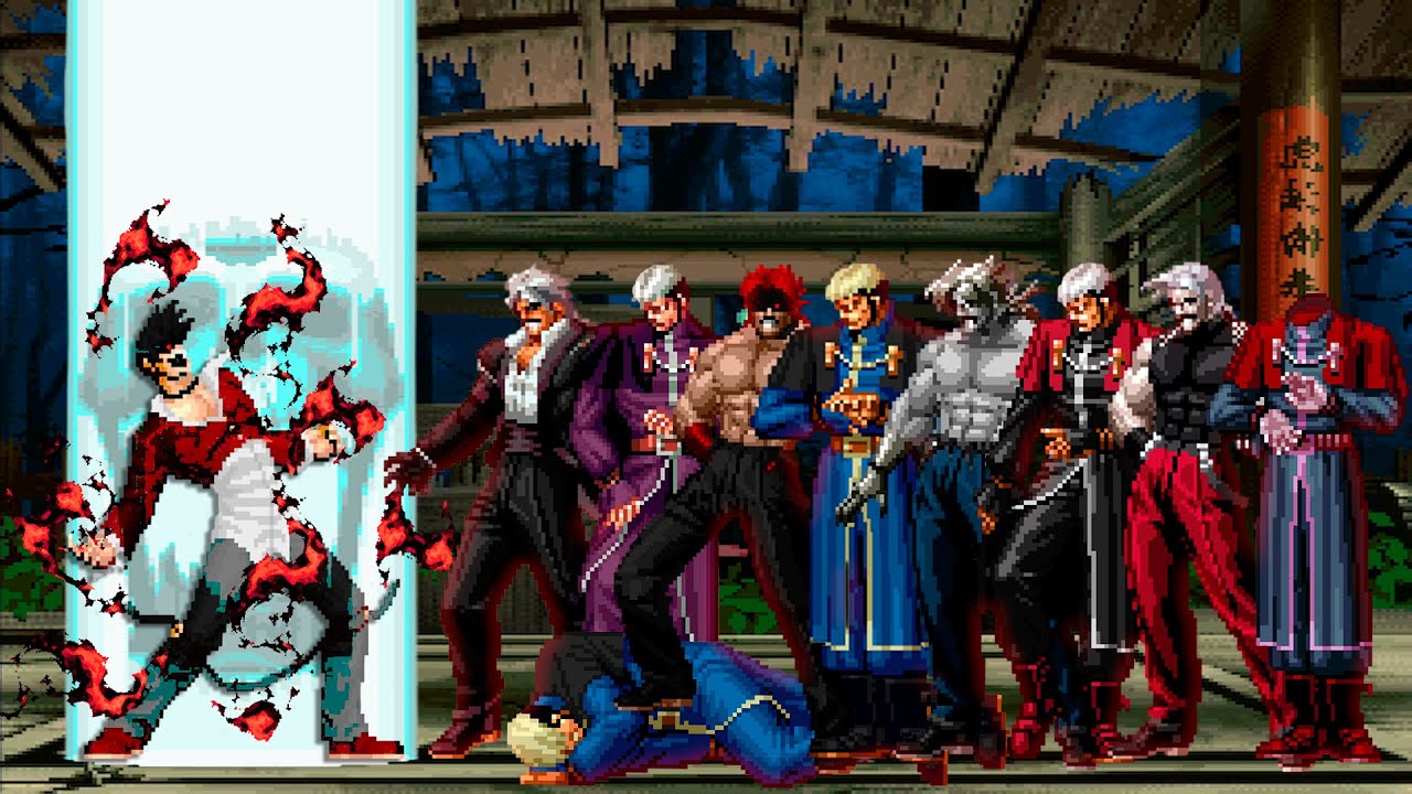 [KOF Mugen] Samael vs Goenitz & Rugal Team - YouTube