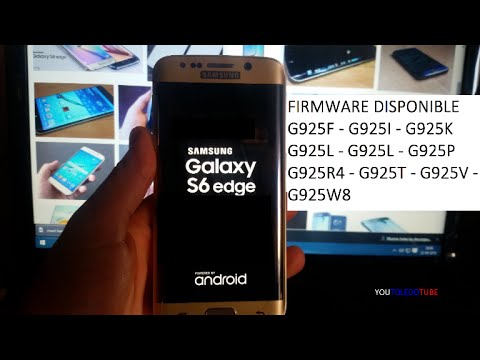 Descargar e Instalar Firmware Galaxy S6 edge android 7 y 6 G925F/I/K/L/P/R4/T/V/W8 ROM STOCK