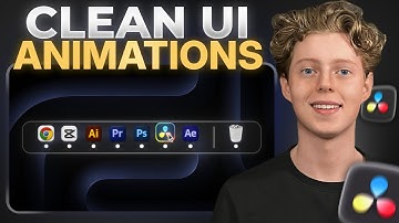 Create Clean Dock UI Animations in Davinci Resolve(Step-by-Step)