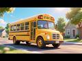 Wheels on the Bus School Morning Fun 🚌🎶 Fun Kids Song | School Bus Adventure