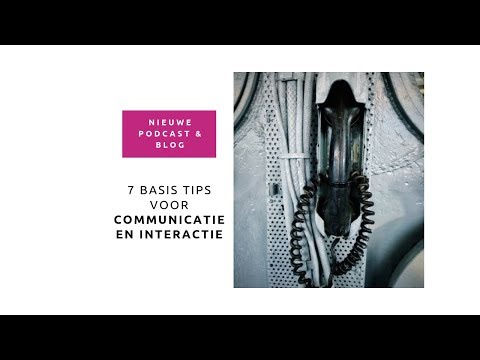 Video: Communicatie Als Een Manier Van Interactie