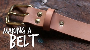 The Process of Making a Belt | Videography Exercise