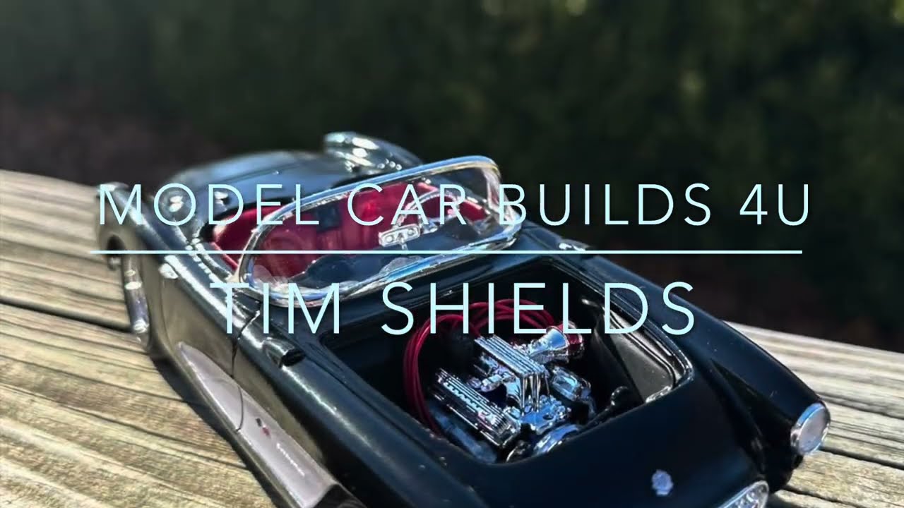 57 Corvette Monogram Model kit (Completed) Check it out! 