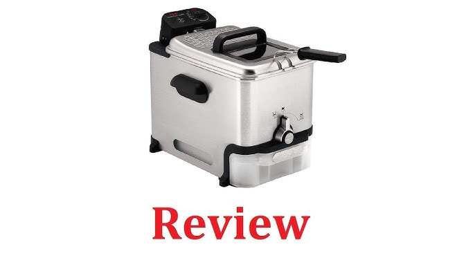 Emeril by T-Fal 3.3L Stainless Steel Deep Fryer with Oil Filtration 