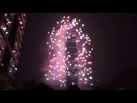 105年 101 跨年煙火 (GaLu) full HD 左右無煙