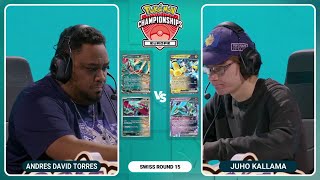 TCG Andress David Torres Vs Juho Kallama - 2024 Pokémon Europe International Championships Swiss R15