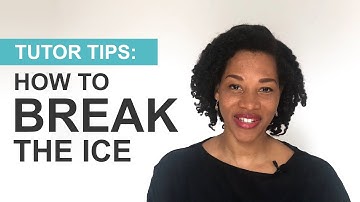 Advice from Sam - How to Break the Ice