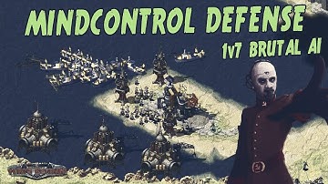 BOOOMERs OP - 1v7 BRUTAL AI( Command & Conquer - Yuri