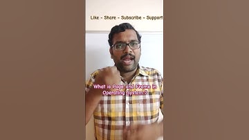 What is Page and Frame in Operating System? ||Paging in OS || OS Interview Questions