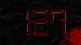 Countdown from 127 to 0 in RED