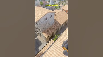 Long Smoke From Mid On Inferno CS2 #shorts