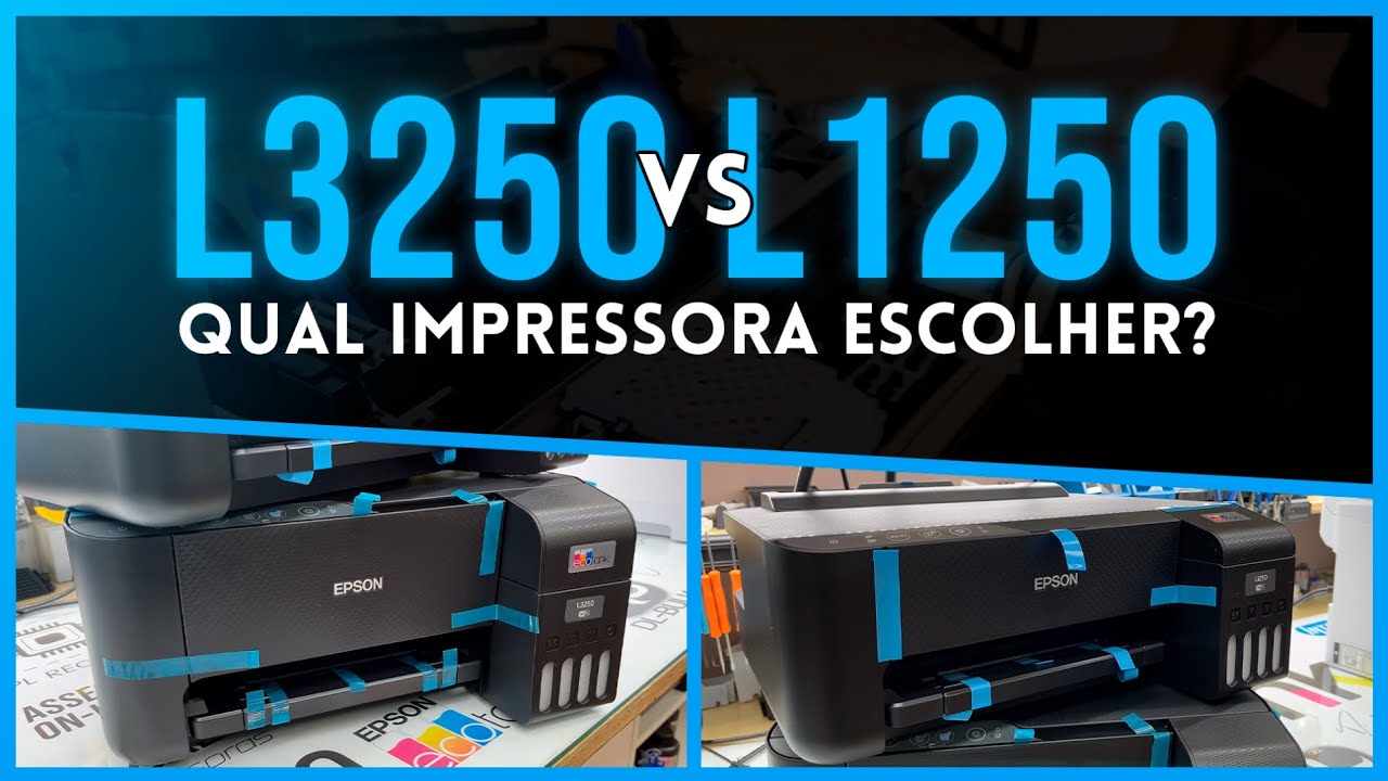 L3250 vs L1250 | Qual impressora escolher? - YouTube