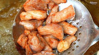 แจกสูตร หมูทอดน้ำปลา สูตรที่ง่ายที่สุด แต่อร่อยอย่างไม่น่าเชื่อ