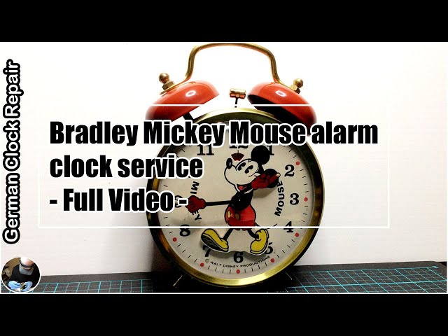 Bradley Mickey Mouse alarm clock - Full Video #MickeyMouseClocks