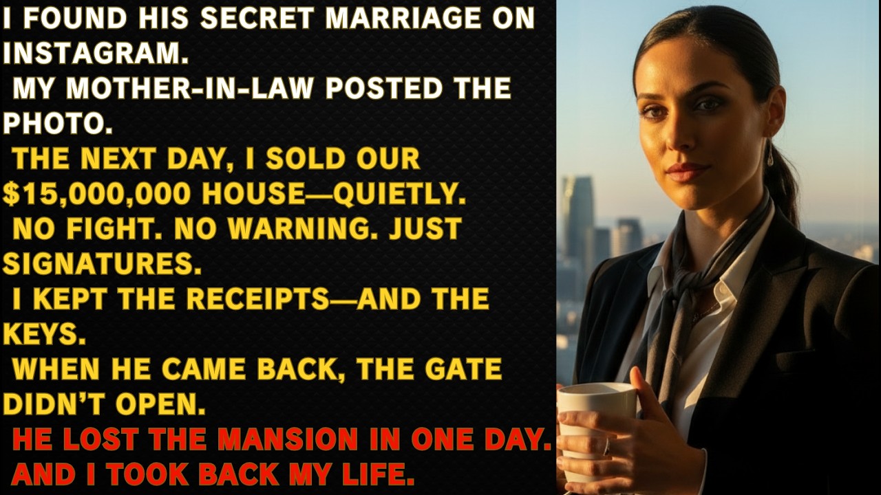 He Married His Mistress—I Sold the $15M Mansion, Exposed $515K Fraud, and Brought the Police to the