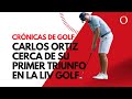 Crnicas de golf 99 gran debut de carlos ortiz en la liv golf  deportes