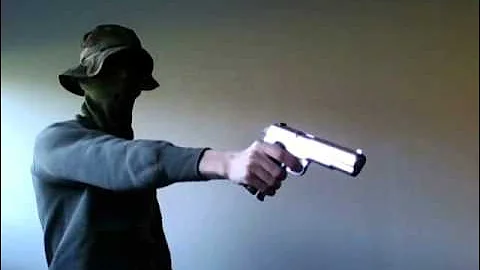 Kimar 911, 9mm PAK Blank gun, Colt 45 replica