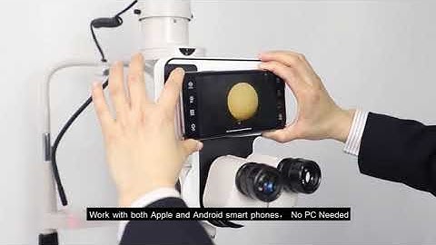 A digital imaging module for slit lamp