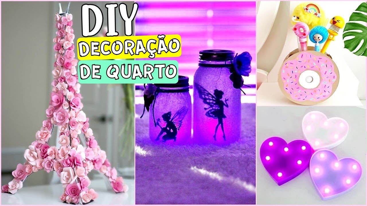 DIY Decoração do quarto! Ideias de Quarto de DIY e mesa Decoração  que VOCÊ PRECISA TRICAR!