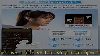 ワイヤレスイヤホン 【Liklok 2023新型Bluetooth5.3技術 蓋を開けたら接続】 Hi-Fiステレオ Bluetooth イヤホン ENCノイズキャンセリング Bluetooth5.