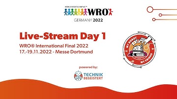 WRO International Final 2022 | Day 1