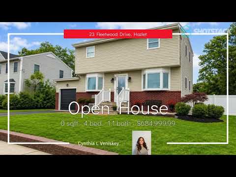23 FLEETWOOD DRIVE, Hazlet, NJ home video tour