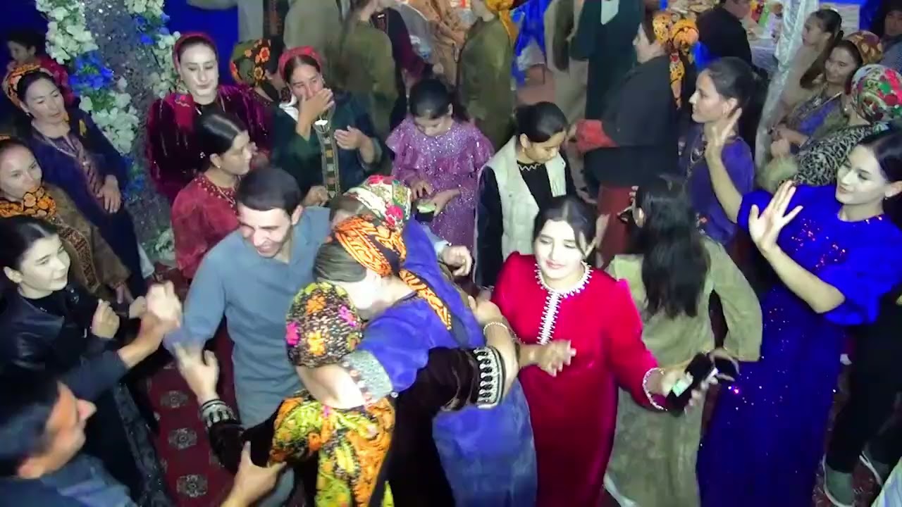 Pena+Maya. bagt toýy 2 nji  bolum.Dasoguz welayat S.Turkmenbasy etraby Gunesli Turkmenistan geneslik