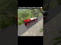 impossible drive in these bussid route 😱 #bussid #bussimulatorindonesia #mobilegame #shorts