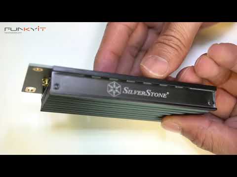 Add ARGB + Heatsink to your PCIE Gen4x4 SSD - Silverstone ECM24-ARGB PCIE 4 Adapter