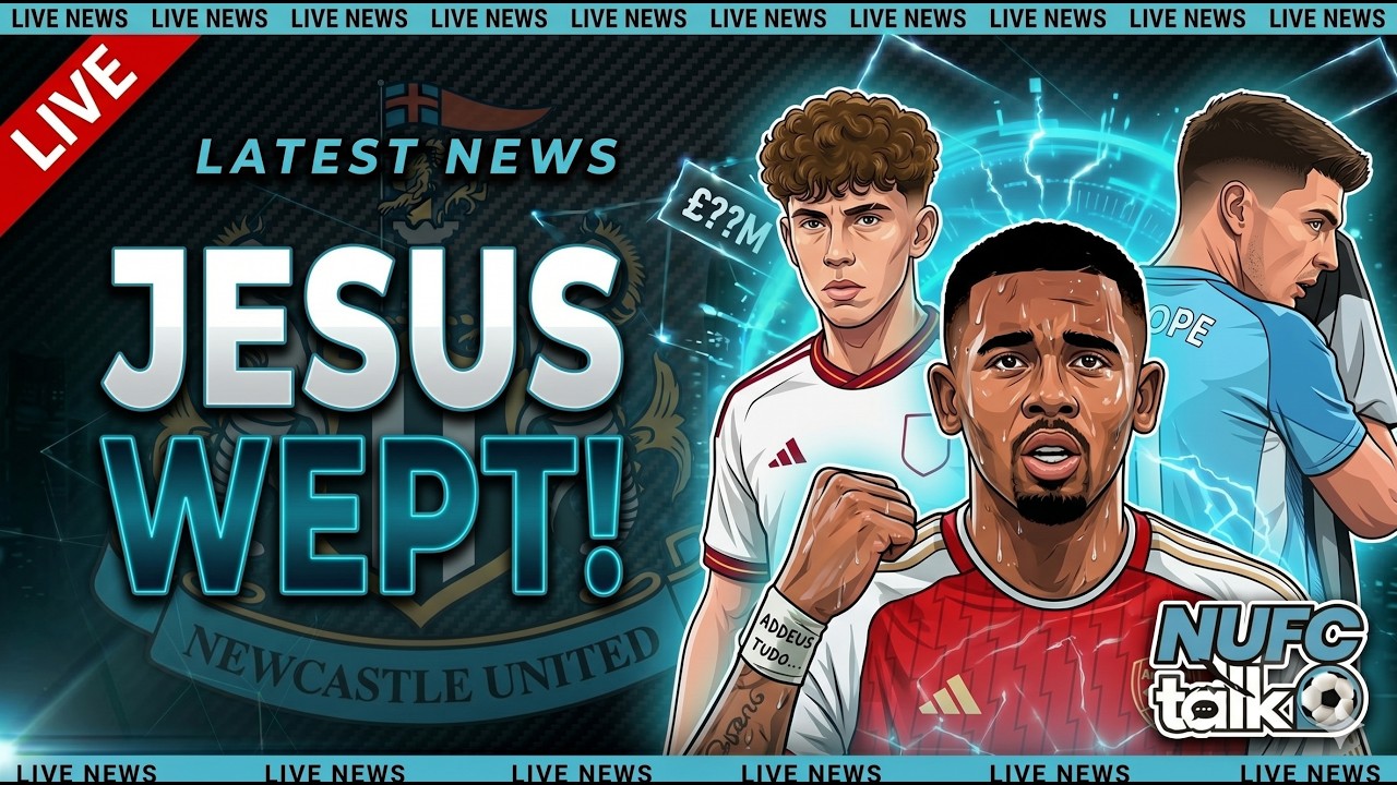 £35M WINGER TALKS ADVANCED! 🚨 | Newcastle Launch Gabriel Jesus Raid! | Pope Deal OFF?! LIVE