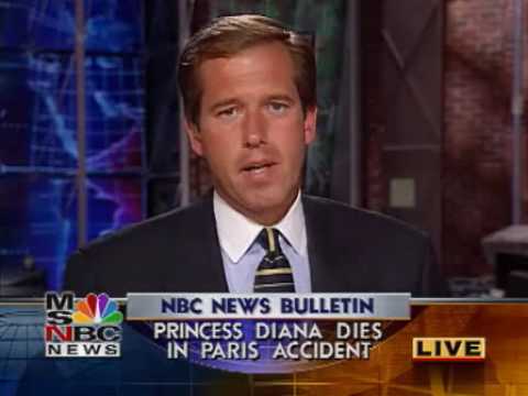 Initial reports on the Paris car accident that injured and eventually killed Diana, Princess of Wales. As reported by Brian Williams on MSNBC and the NBC television network. All copyrights belong to NBC Universal, Inc. and not the host of this video.
