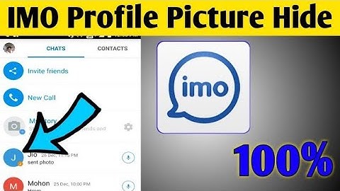 How to Hide IMO Profile Picture From Other Chat # Trending Tech Zone