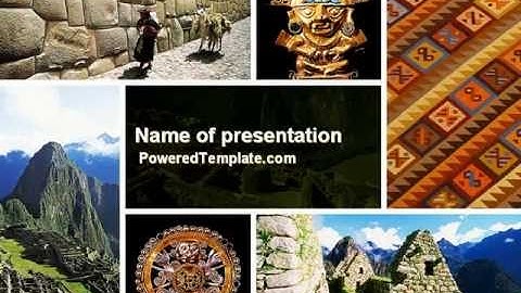 Inca Civilization PowerPoint Template by PoweredTemplate.com