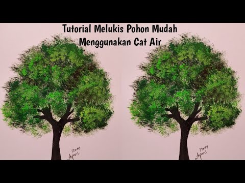 Video: Cara Melukis Pohon Dengan Cat Air