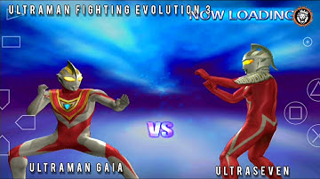 Ultraman Fighting Evolution 3 - Ultraman Gaia vs Ultra Seven