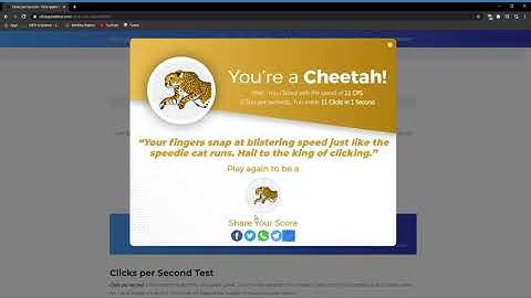 CPS Click Speed Test (12 CPS IN 1 SECOND?!?!)
