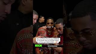 Ben and AB say RIP to Tay Keith 🙏❤️🩹 #taykeith #adrienbroner #boxing