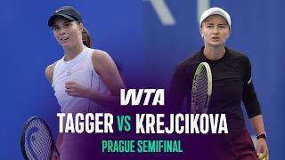 Lilli Tagger vs. Barbora Krejcikova | 2026 Prague Semifinal | WTA Match Highlights