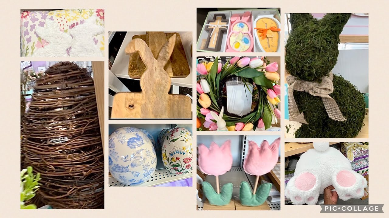 Aldi & PopShelf Spring & Easter Decor! Shop with me! - YouTube